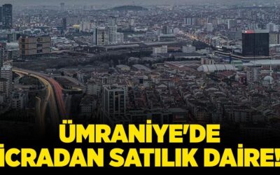 İstanbul Ümraniye'de icradan satılık apartman dairesi!