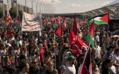 Gazze için hayatı durdurdular! Roma'dan Milano'ya tarihi grev