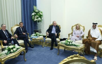 Kalıcı barış için iki devletli çözüm vurgusu… Erdoğan liderlerle görüştü