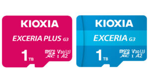KIOXIA'dan aksiyon kameraları ve akıllı telefonlar için yüksek kapasiteli yeni hafıza kartları