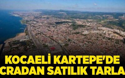 Kocaeli Kartepe'de 3.756,40 metrekare icradan satılık tarla!