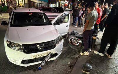 Kocaeli'de otomobil ve motosiklet kazası: 2 yaralı