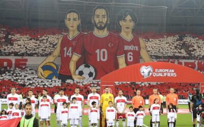 Kocaeli'nde  milliler için müthiş koreografi!