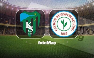 Kocaelispor-Çaykur Rizespor maçı CANLI (Trendyol Süper Lig)