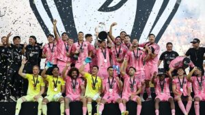 Lionel Messi'li Inter Miami şampiyonluğa ulaştı!