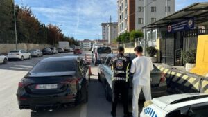 Makas atan trafik canavarına para cezası