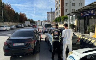 Makas atan trafik canavarına para cezası