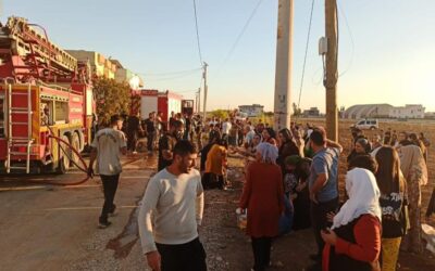 Mardin'de feci yangın: 1 çocuk hayatını kaybetti, 12 kişi hastanelik oldu