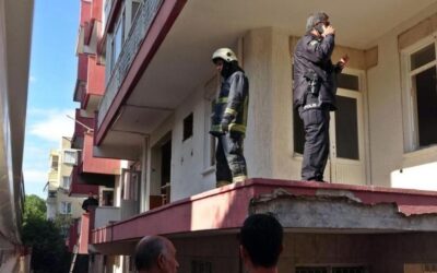 Metruk binada yanmış ceset paniği! Kimliği araştırılıyor