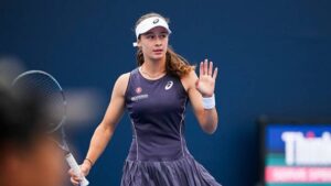 Milli tenisçi Zeynep Sönmez Chennai Açık'a 2. turda veda etti