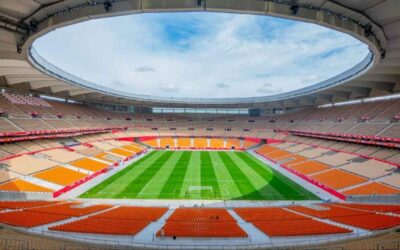 Milliler, İspanya maçının oynanacağı La Cartuja Stadı'nda yürüyüş yaptı