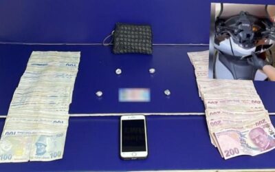 Motosiklette manyetik düzenek! Polis gizli bölmeyi böyle buldu