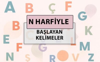 N ile başlayan kelimeler: N harfi ile başlayan kelimeler hangileri?