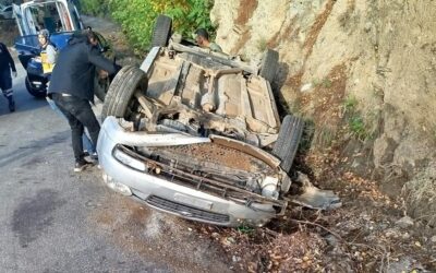 Otomobil şarampole devrildi! Kazada 1'i çocuk 6 kişi yaralandı