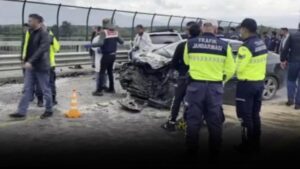 Köprüde feci kaza: 2 jandarma şehit oldu