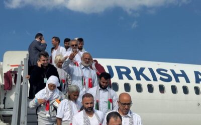 Özgürlük Filosu aktivistleri Türkiye'ye döndü: Netanyahu insanlığı öldürmeye kalktı