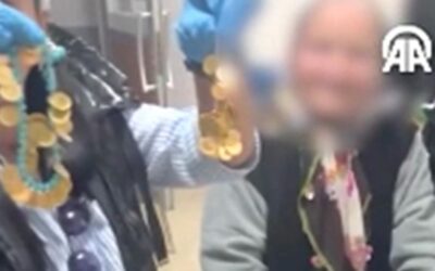 Polisler bile şaştı kaldı! Dilencilik kadının üzerinden 67 çeyrek altın çıktı