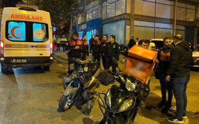 Polisten kaçan zanlılar motosikletle kaza yaptı: 3 yaralı