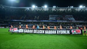 RAMS Başakşehir-Galatasaray maçı öncesinde Filistin için şiir okundu!