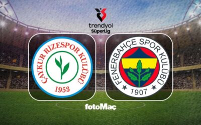 Rizespor-Fenerbahçe CANLI | FB maçı şifresiz nasıl, nereden izlenir?