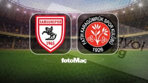 Samsunspor-Mısırlı.com.tr Fatih Karagümrük maçı CANLI
