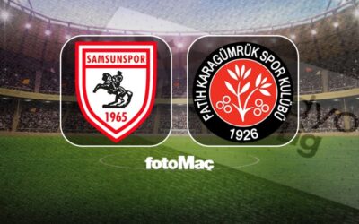Samsunspor-Mısırlı.com.tr Fatih Karagümrük maçı CANLI
