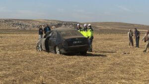Siirt'te otomobil devrildi: 1 ölü