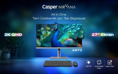 Şıklık, güç ve yapay zeka tek bir tasarımda: 2K QUAD HD ekranlı Nirvana A870
