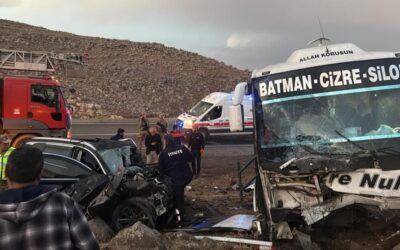 Şırnak'ta trafik kazasında 6 kişi yaralandı