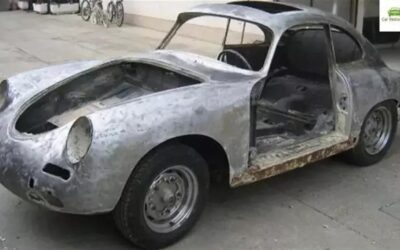 Son hali ağızları açık bıraktı! Hurda otomobilin inanılmaz değişimi