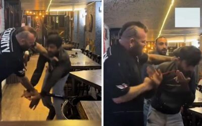 Sopalı maganda! Sosyal medya fenomeni dehşeti yaşattı