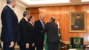 TBMM Başkanı Kurtulmuş, Pakistan Cumhurbaşkanı Zerdari tarafından kabul edildi