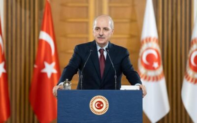 TBMM Başkanı Kurtulmuş'tan Cumhurbaşkanlığı YİK üyesi Mehmet Ali Şahin'e taziye ziyareti