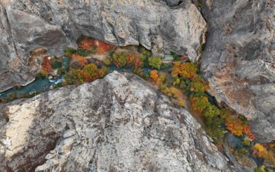 Tohma Kanyonu'nda sonbaharda renk cümbüşü yaşanıyor