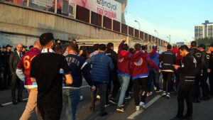 Trabzonspor taraftarı RAMS Park'a geldi