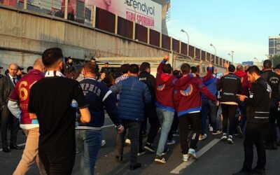Trabzonspor taraftarı RAMS Park'a geldi