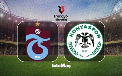 Trabzonspor-TÜMOSAN Konyaspor maçı CANLI | Trendyol Süper Lig CANLI MAÇ