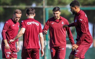 Trabzonspor'da Galatasaray maçının mesaisi başladı