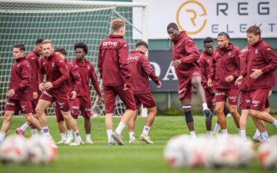 Trabzonspor'da milli arada da çalışmalar hız kesmeden sürüyor