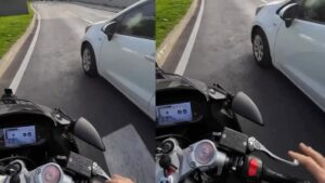Trafikte aniden karşısına çıkınca aynasını kırdı: Hak edene hak ettiğini vereceksin