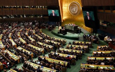 Trump, BM Genel Kurulu'nda açıklamalarda bulunuyor