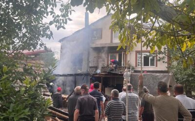Tüp bomba gibi patladı! Korku dolu anlar kamerada