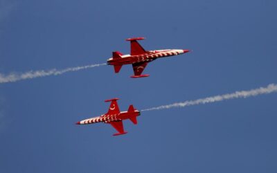 Türk Yıldızları'ndan Cumhuriyet'e gökyüzü selamı…  Gösteriler nefes kesti