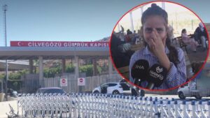 Ülkesine dönerken duygulandırdı