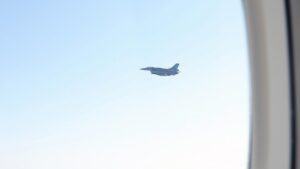 Umman Hava Kuvvetlerine ait F-16'lar, Başkan Erdoğan'ın uçağına eşlik etti