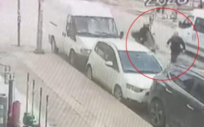Ümraniye'de feci kaza kamerada: Motosiklet yayaya çarptı