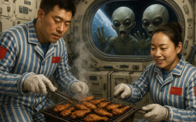 Uzayda ilk kez “Barbekü Keyfi”: Tiangong’da tavuk kanatlı bir devrim