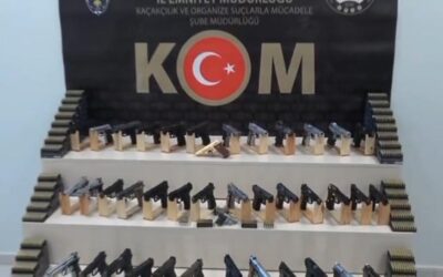 Van merkezli 5 ilde silah kaçakçılığı operasyonu: 5 gözaltı