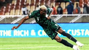 Victor Osimhen'li Nijerya, Dünya Kupası yolunda 3 puanı 2 golle aldı