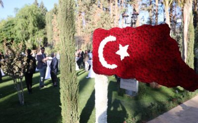 Yıllar sonra tarihi resepsiyon! Türkiye Cumhuriyeti'nin 102.yılı Şam'da kutlandı
